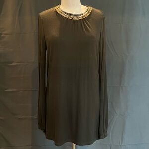 Twelfth street by Cynthia Vincent beautiful super soft black long sleeve with 💎
